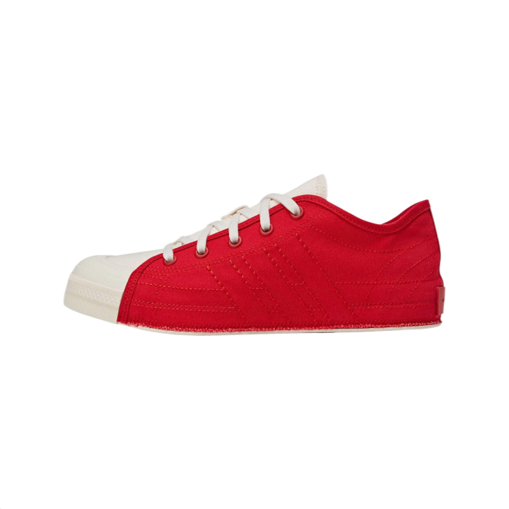 Adidas Adidas NIZZA LO Low top Canvas Shoes Unisex Light Scarlet Wonder White