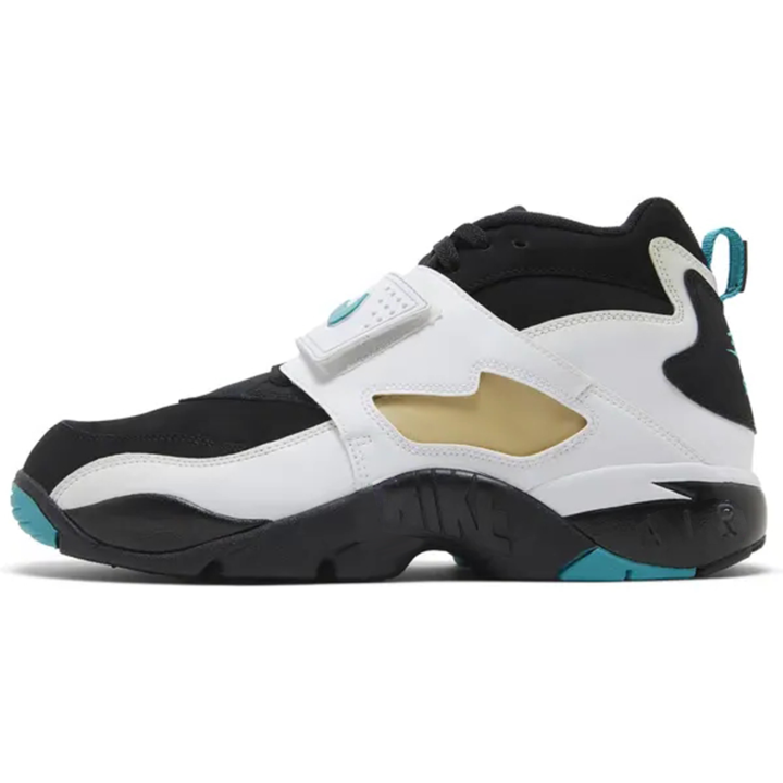 Nike Nike Air Diamond Turf Abrasion Resistant Mid top Basketball Shoes Men's Black