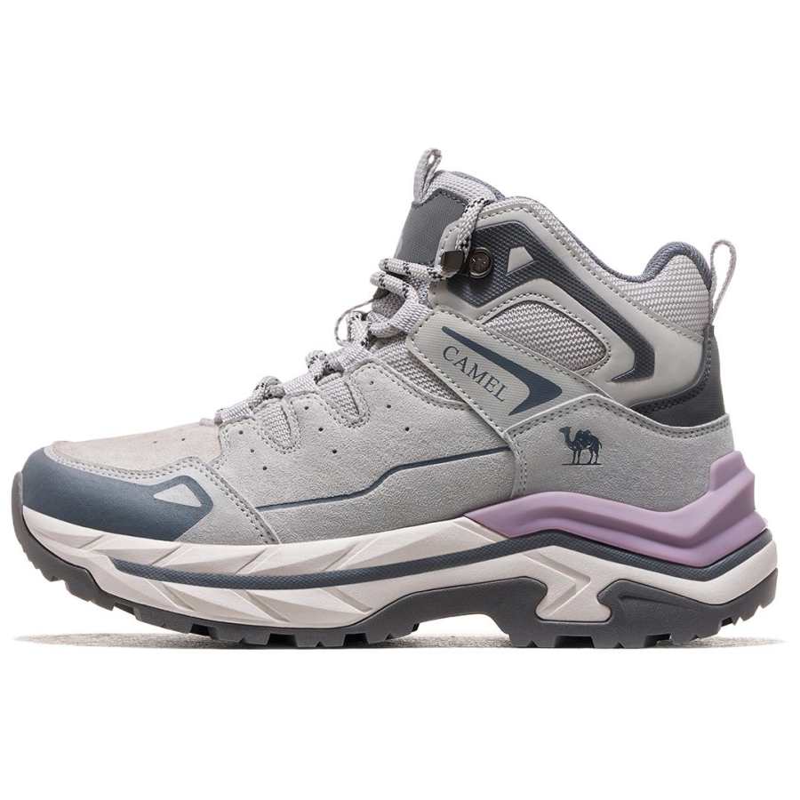 CAMEL Slip Resistant Abrasion Resistant High top Mountaineering Shoes Women's