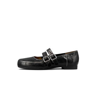 ZSBELLA Chunky Heel Mary Jane Shoes Women's
