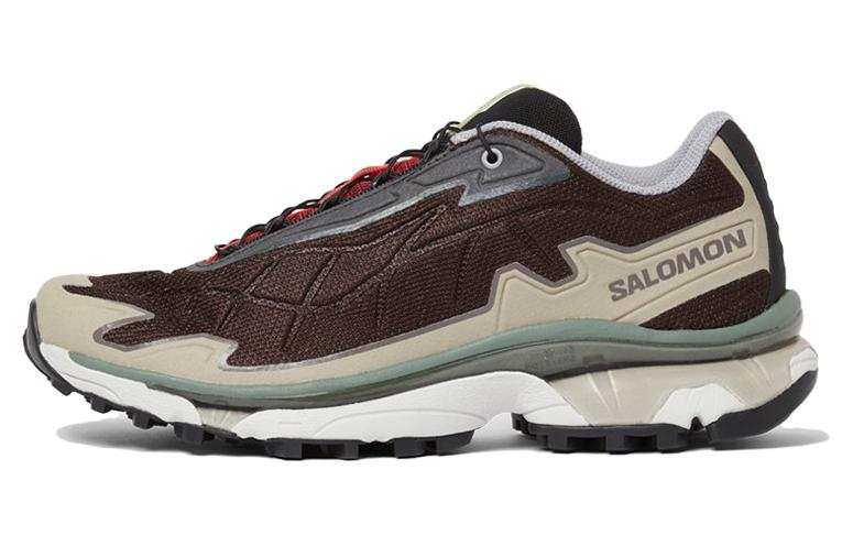 SALOMON x WOOD XT SLATE Comfortable Mesh Slip Resistant, Abrasion Resistant, Lightweight Low top Running Shoes