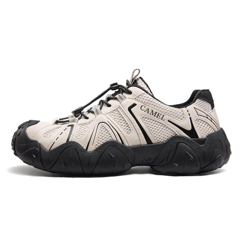 CAMEL Cloud Mountain Slip Resistant, Abrasion Resistant, Breathable Low top Hiking Shoes Men's