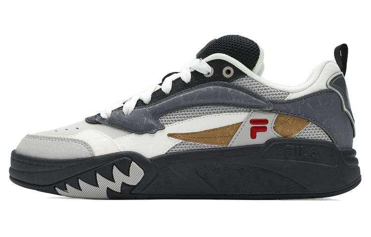 FILA FUSION DESPERADO LOW top Vintage Basketball Shoes Men's Gray White Black