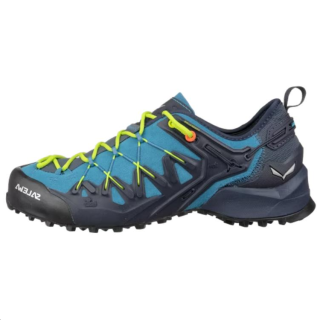 SALEWA WILDFIRE EDGE Abrasion Resistant Rebound Low top Hiking Shoes Men's Blue Yellow