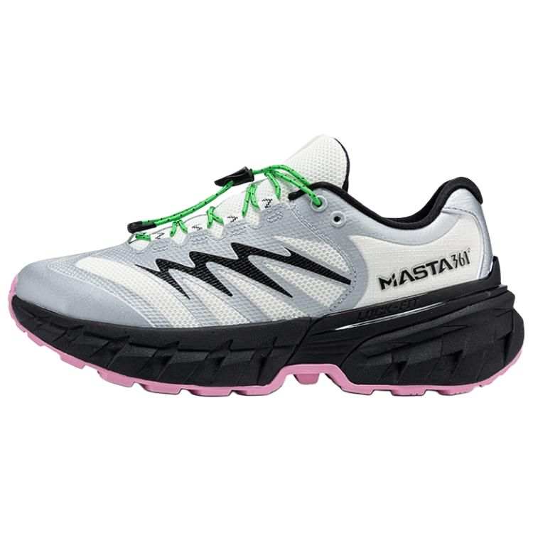 361° Slip Resistant, Abrasion Resistant, Breathable Low top Hiking Shoes Women's Silver White Obsidian Black