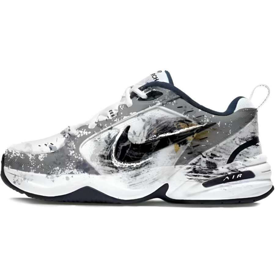 Nike Nike Air Monarch 4 Floating Mountain Mist Synthetic Leather Cushioning Abrasion Resistant Cushioning, Wear Resistant