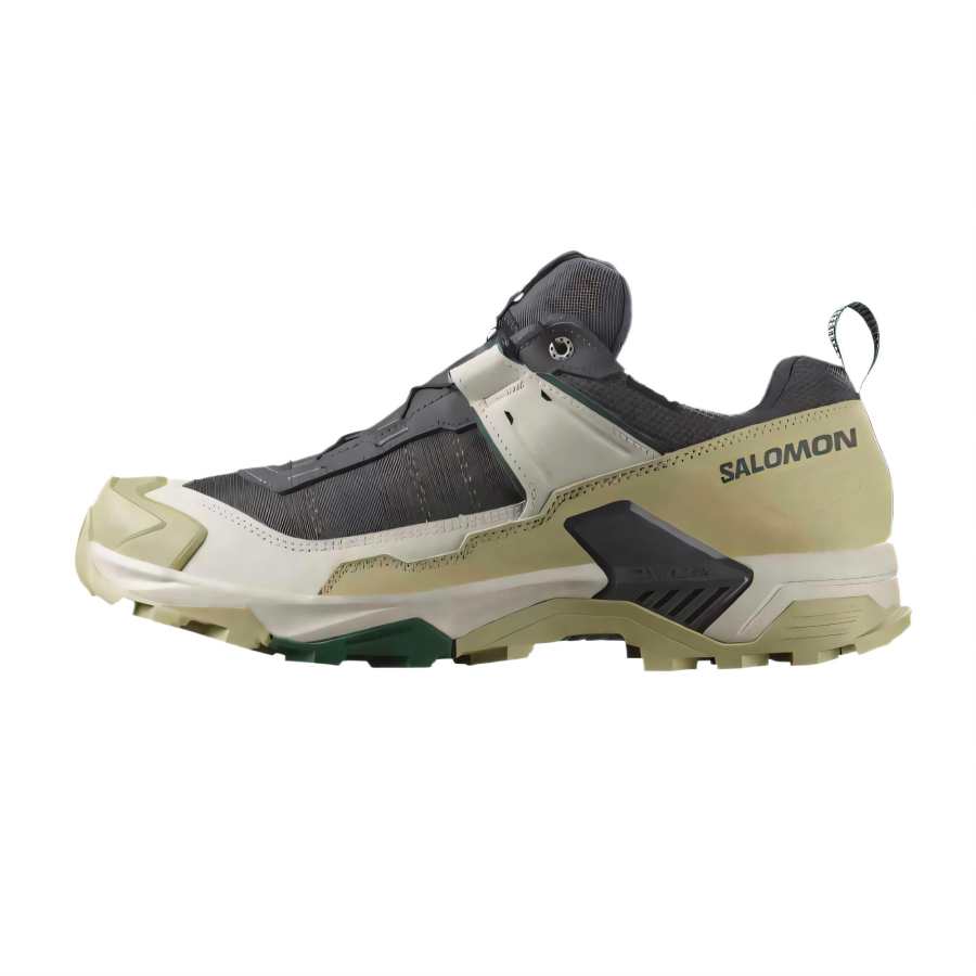 SALOMON X ULTRA 5 Soft And Comfortable Low top Hiking Shoes Men's Gray Green