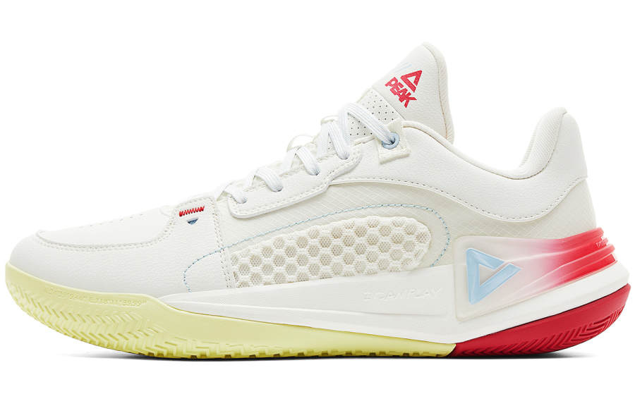 PEAK Ranger 2 Low top Basketball Shoes Men's White Red