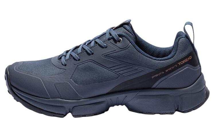 TOREAD Slip Resistant, Abrasion Resistant, Cushioning, Coverage Low top Hiking Shoes Men's Blue Black