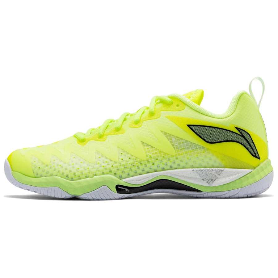 Li-Ning Li Ning Falcon 5 Cushioning Slip Resistant Rebound Low top Badminton Shoes Unisex Fluorescent Yellow Green