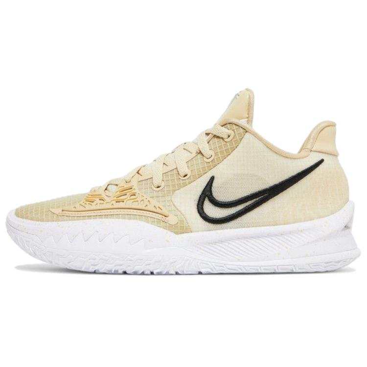 Nike Nike Kyrie Low 4 Abrasion Resistant Low top Basketball Shoes Men's Yellow White