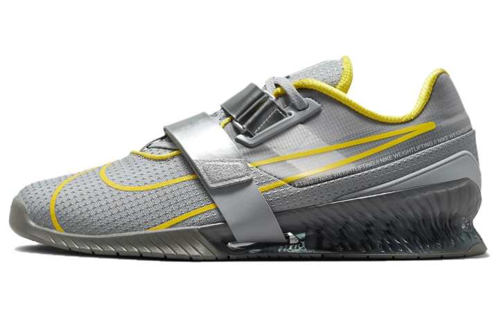 Nike Nike Romaleos 4 Cushioning, Wear Resistant Low top Training Shoes Unisex Silver Gray
