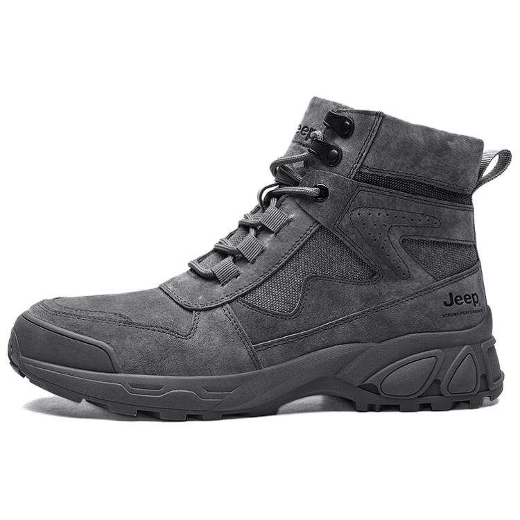 Jeep High top Mountaineering Shoes Men's Gray