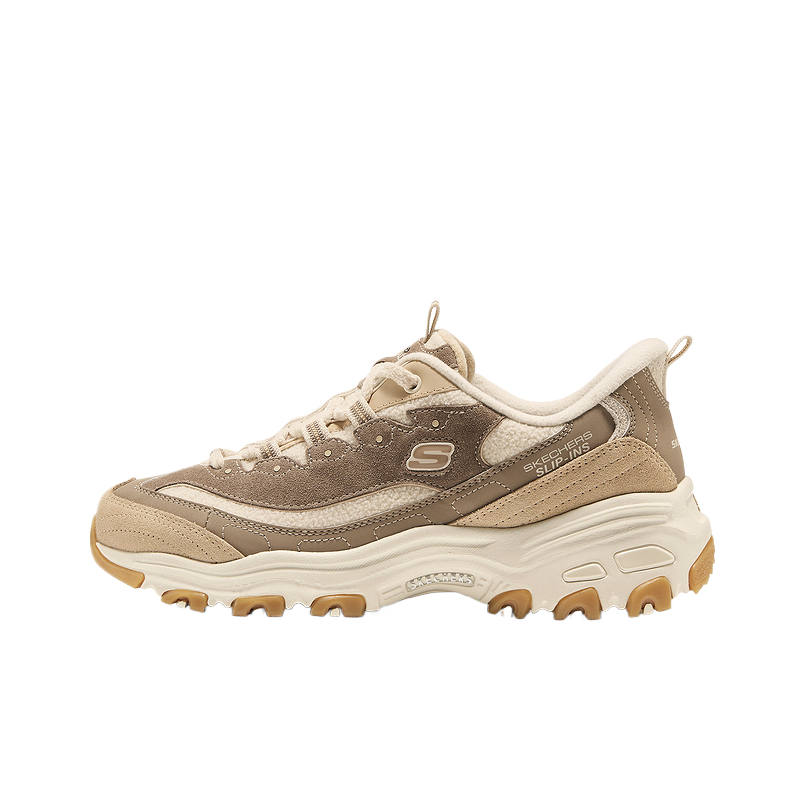 Skechers DLITES Leather Chunky Sneakers Women's