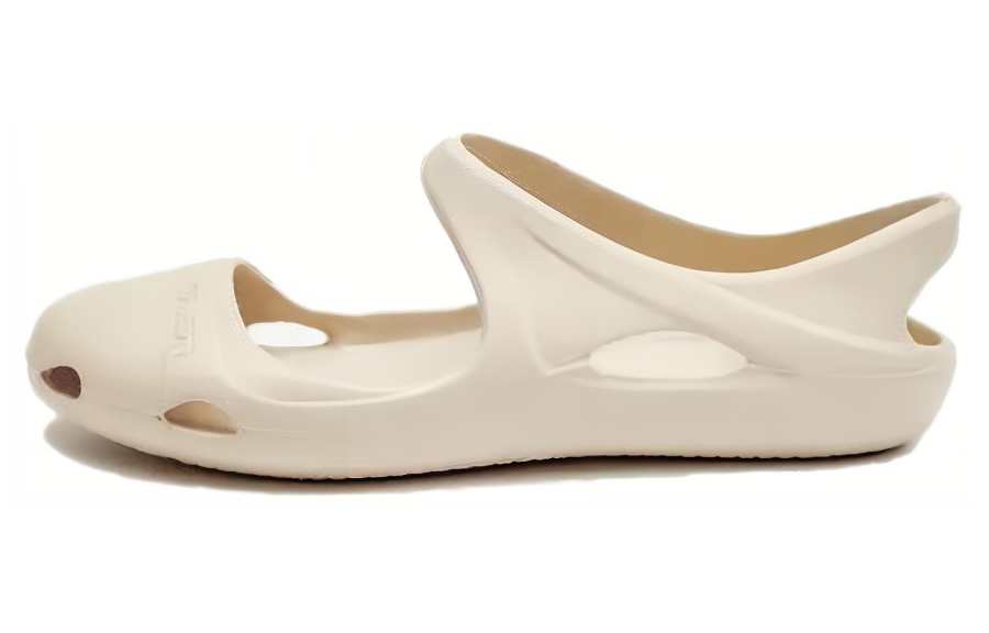 DECATHLON 100 Inj Beach Sandals Women's Beige