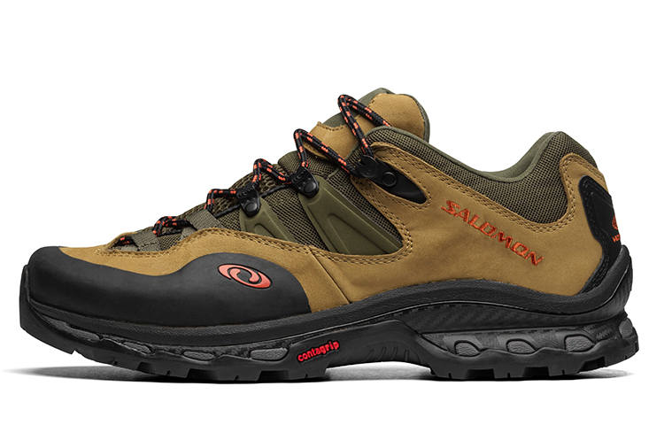 SALOMON x The Broken Arm XT Quest 2 Textile, Leather Comfortable Cushioning Slip Resistant Abrasion Resistant Low top