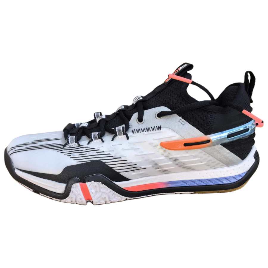 Li-Ning Li Ning Saga PRO Cushioning, Wear Resistant Low top Badminton Shoes Unisex White