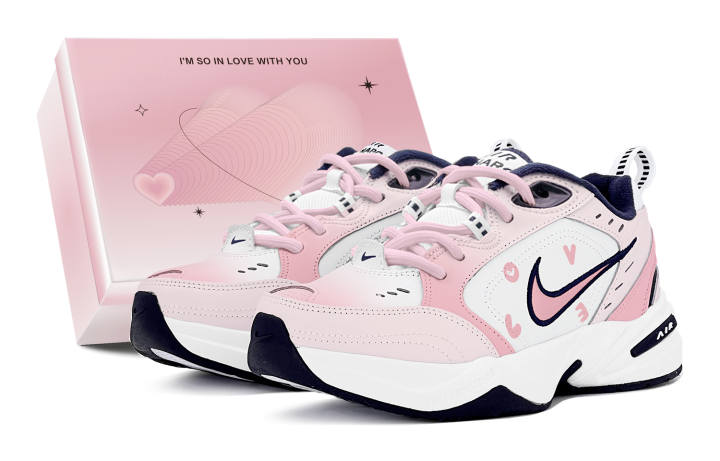 Nike Nike Air Monarch 4 Low top Chunky Sneakers Unisex Pink