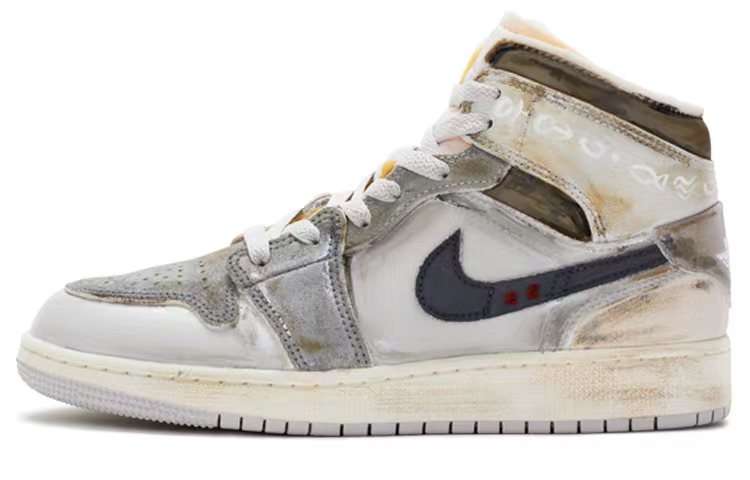 Jordan Jordan Air Jordan 1 Mid Cushioning Slip Resistant Abrasion Resistant Cushioning Slip Resistant Abrasion Resistant
