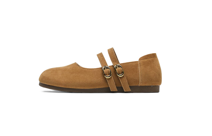 Warrior Flat Mary Jane Shoes Women's Khaki