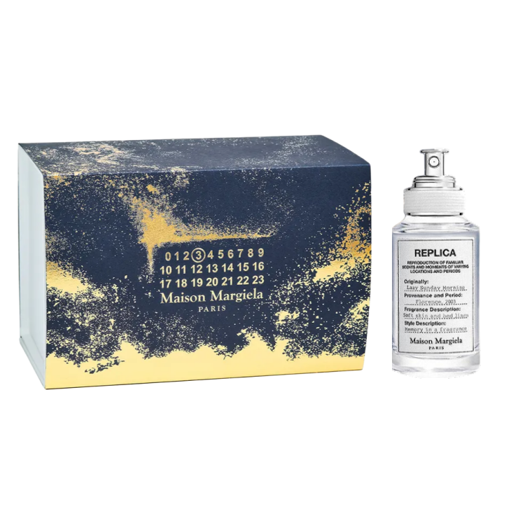 Maison Margiela Lazy Weekend Perfume 25 Christmas Box Limited Edition Woody Tones Eau De Toilette 30ml/100ml