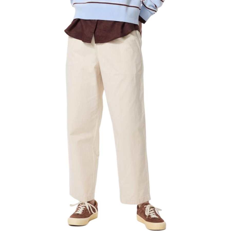 UNIQLO Casual Pants Women's Light Beige Moderate Straight Fit Pants