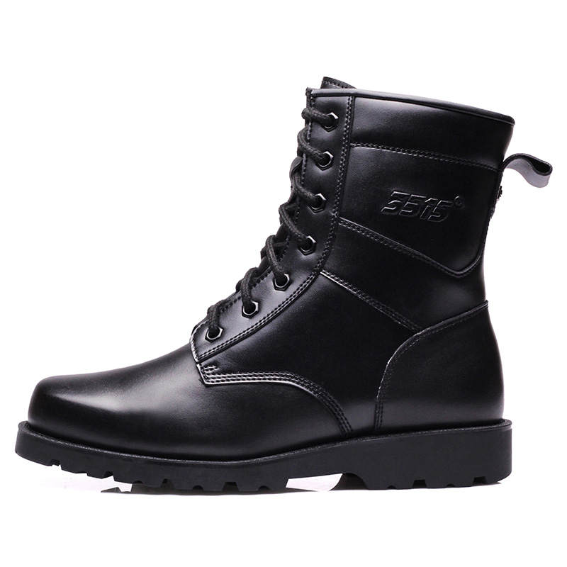 QIANGREN 3515 Thermal Wool Fleece Lined Insulated Shoes Northeast Thickened High Top Cold Resistant Boots Ankle Boots