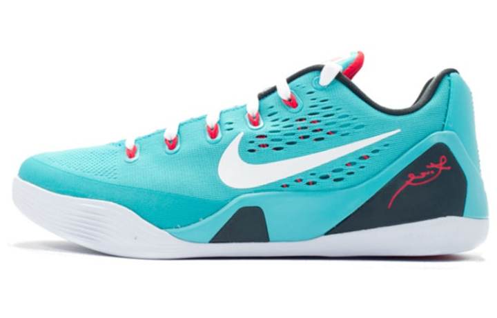 Nike Nike Kobe 9 EM Low Dusty Cactus Kobe 9 Comfortable Slip Resistant Lightweight Low top Basketball Shoes Men's Blue