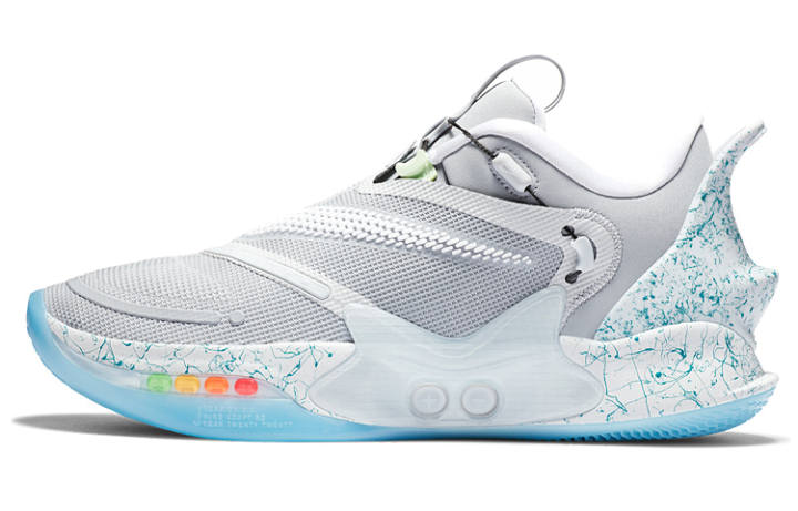 Nike Nike Adapt Bb 2.0 Round Tip Textile, Synthetic Leather, TPU Cushioning Slip Resistant Abrasion Resistant