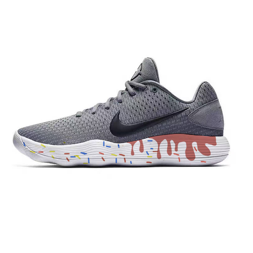 Nike Nike Hyperdunk 2017 Runny Yolk Summer, Candy Ice Cream Low top Basketball Shoes Unisex Gray