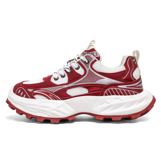 JINLAIKE Slip Resistant Abrasion Resistant Slip Resistant Abrasion Resistant Low top Chunky Sneakers Men's