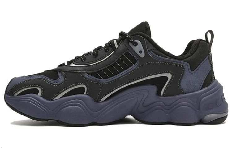 FILA FUSION Textile, Synthetic Leather Low top Chunky Sneakers Men's Black