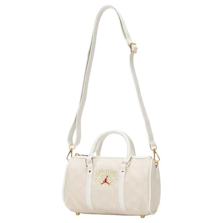 Jordan Jordan Polyester Crossbody Handbag Unisex Marshmallow White
