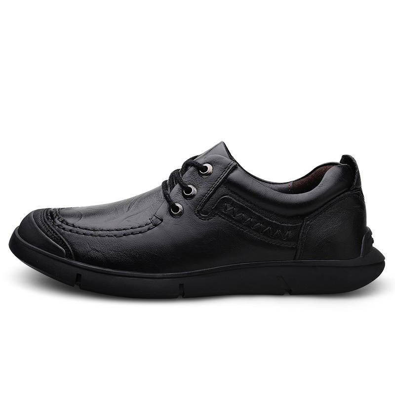 PAIBLOKS Top Grain Cow Leather Men's Casual Shoes Men's