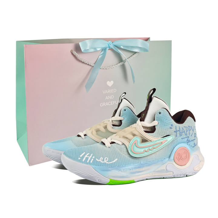Nike Nike KD Trey 5 X Abrasion Resistant Abrasion Resistant Low top Basketball Shoes Men's Light Blue