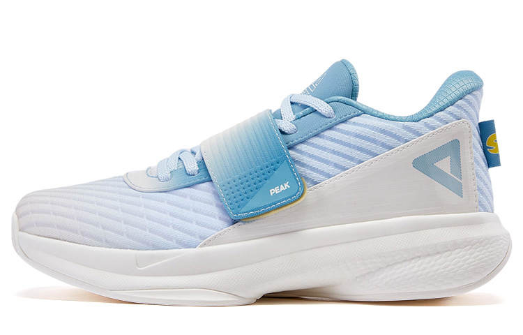 PEAK Serpent Cushioning Rebound Cushioning Rebound Low top Basketball Shoes Men's Blue White