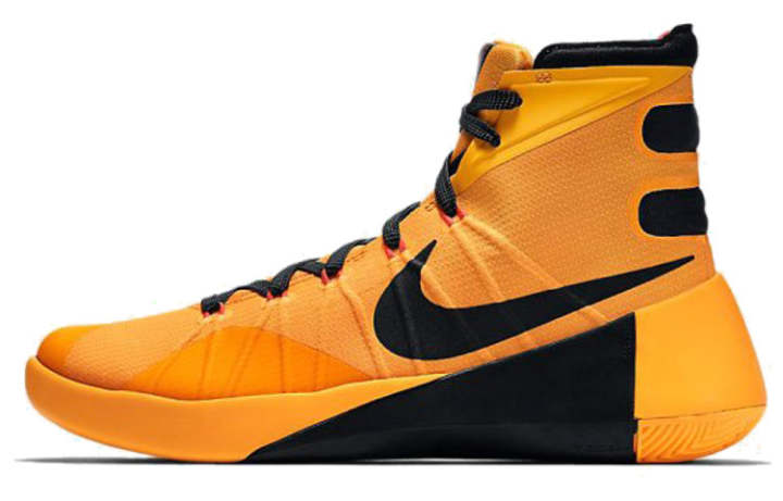 Nike Nike Hyperdunk 2015 'Bruce Lee' Textile, Synthetic Leather, TPU Cushioning Slip Resistant Abrasion Resistant High top