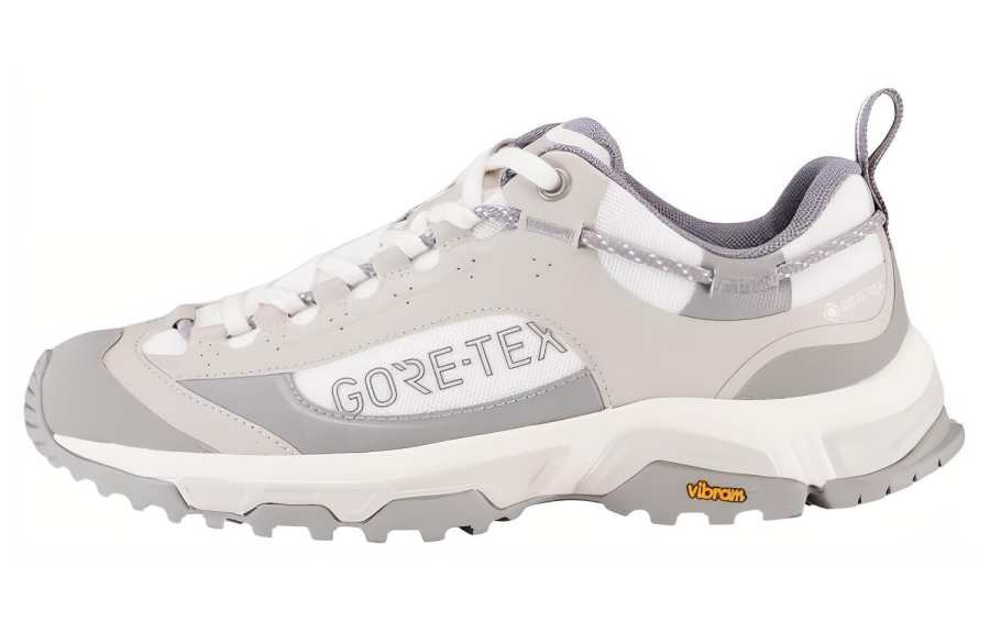 KOLON SPORT CAMPING Cushioning Abrasion Resistant Cushioning, Wear Resistant Low top Hiking Shoes Men's White Gray