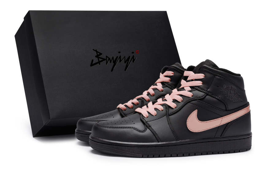 Jordan Jordan Air Jordan 1 Mid 811 Manufacturing, Tranquil Radiance Powder, Special Shoe Box Abrasion Resistant