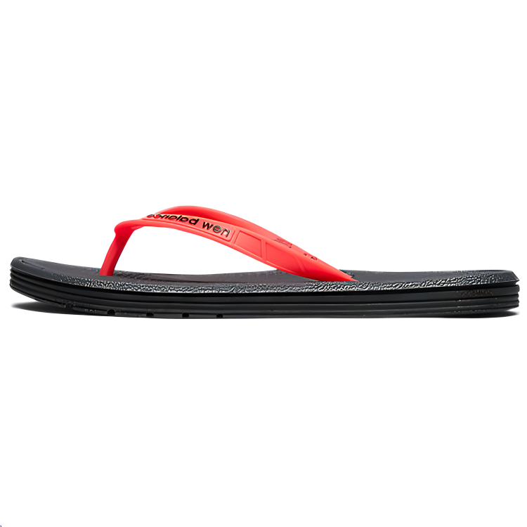 New Balance New Balance 6076 Series Black Red Slippers 'Black Red' Women's