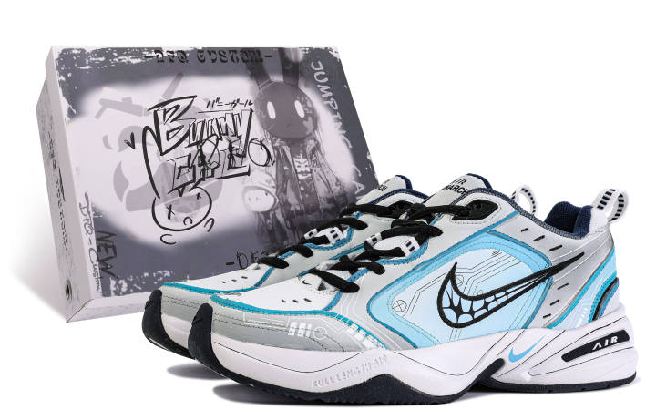 Nike Nike Air Monarch 4 ADCDAVINCI Custom PU Leather Cushioning Slip Resistant Abrasion Resistant Breathable