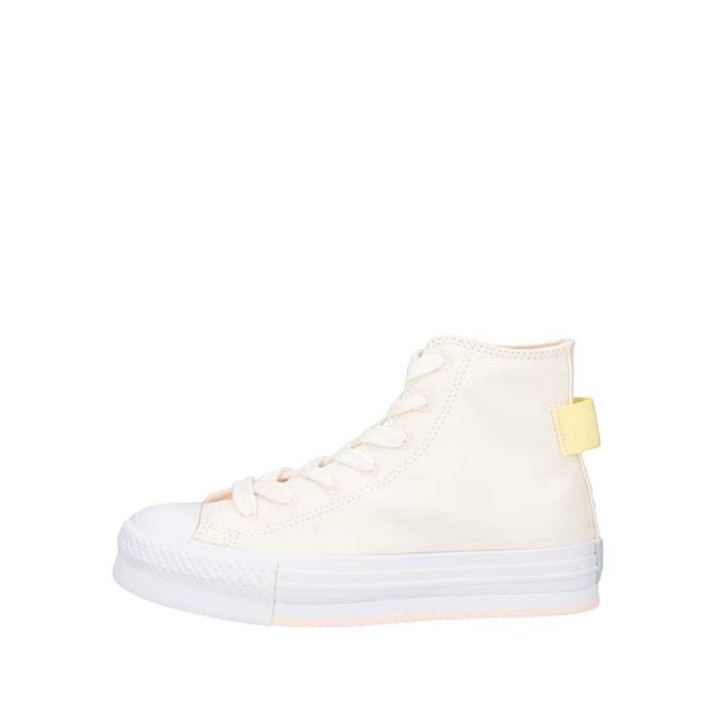 Converse Chuck Taylor All Star Abrasion Resistant Cushioning High top Canvas Shoes Women's Beige