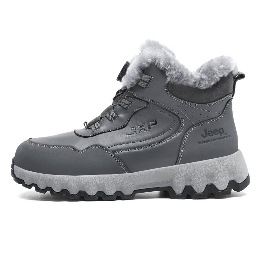 Jeep Jeep Ankle Length Snow Boots Men's Gray