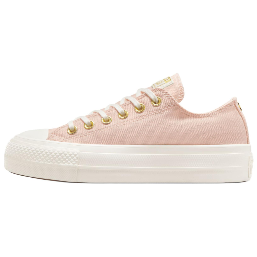 Converse Chuck Taylor All Star Lift Abrasion Resistant Abrasion Resistant Low top Canvas Shoes Women's Pink
