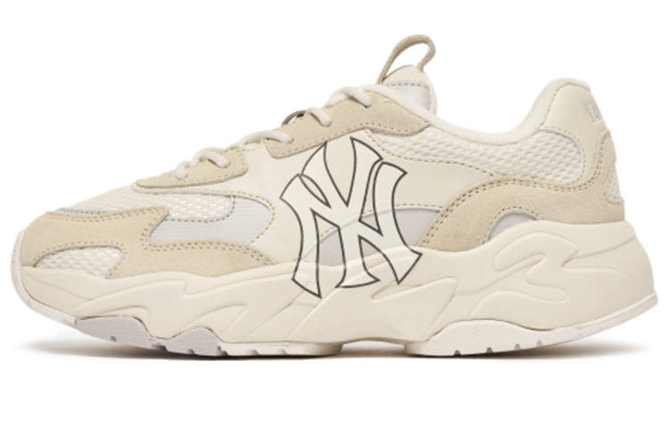 MLB Big Ball Chunky Lite SD Leather Cushioning Slip Resistant Abrasion Resistant Breathable Height Increasing Low top
