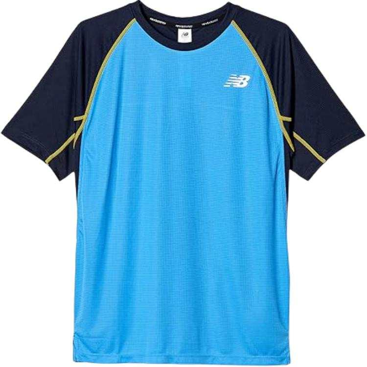 New Balance New Balance T Shirts Men's Blue Crew Neck