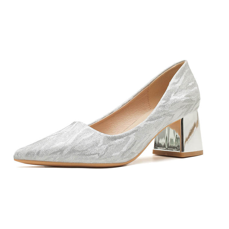 WALIBU Chunky Heel High Heels 5CM Women's