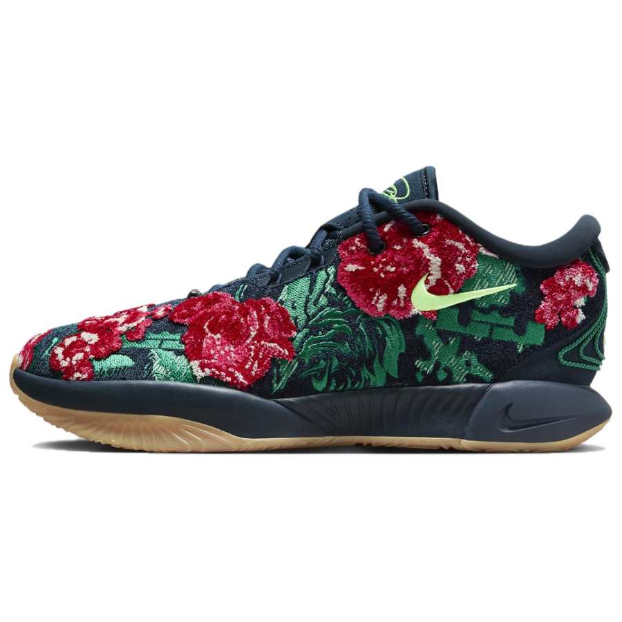 Nike Nike Lebron 21 Cushioning Slip Resistant Abrasion Resistant Low top Basketball Shoes Men's Blue Green Red