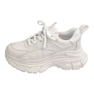DINGGU Coverage Support Low top Chunky Sneakers Women's Ecru
