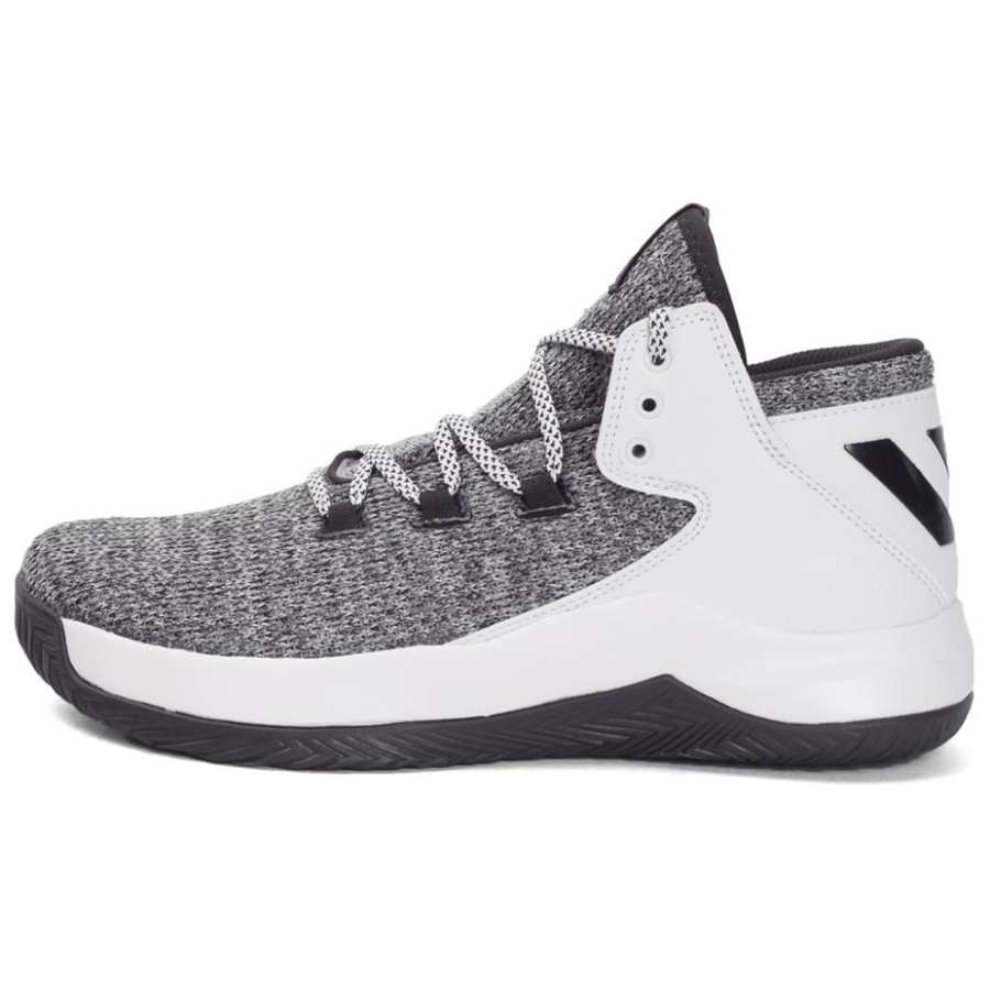 Adidas Adidas D Rose Menace 2 Cushioning Abrasion Resistant Cushioning, Wear Resistant High top Basketball Shoes Men's Gray